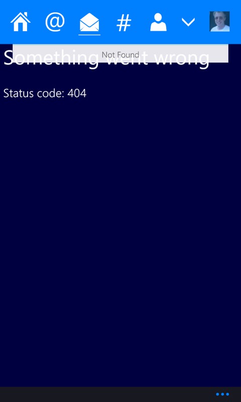 Screenshot, Windows Phone 8.1 in 2019