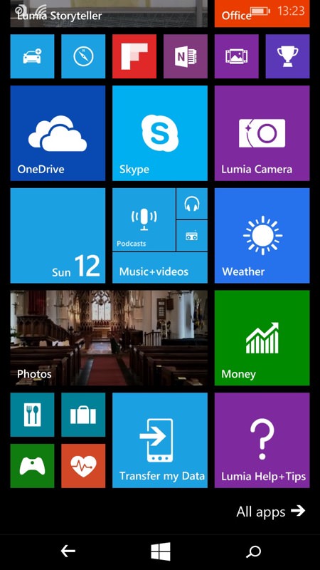 Lumia 640 XL screenshot