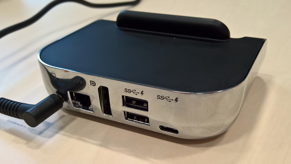 Elite X3 Desk Dock back view