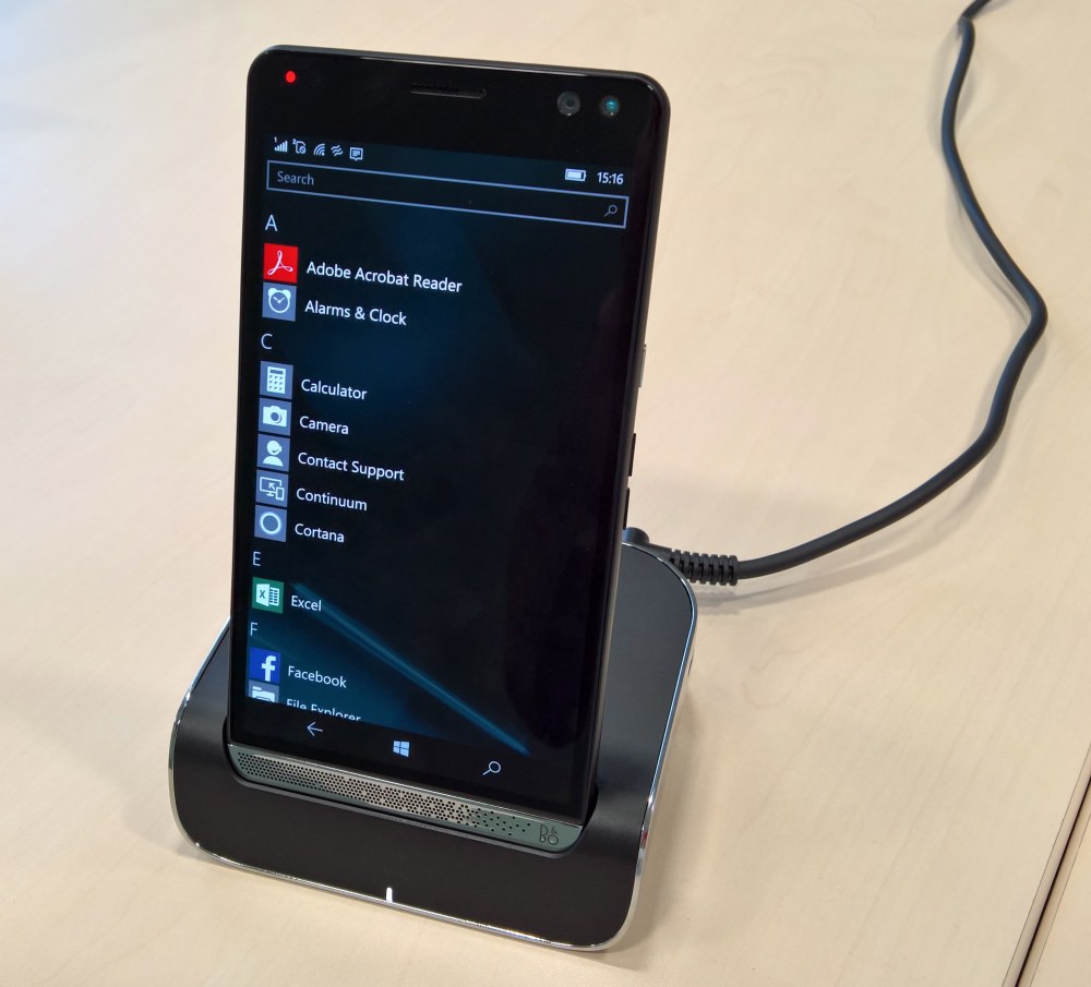 スマートフォン本体HP Elite x3＋Desk Dockセット