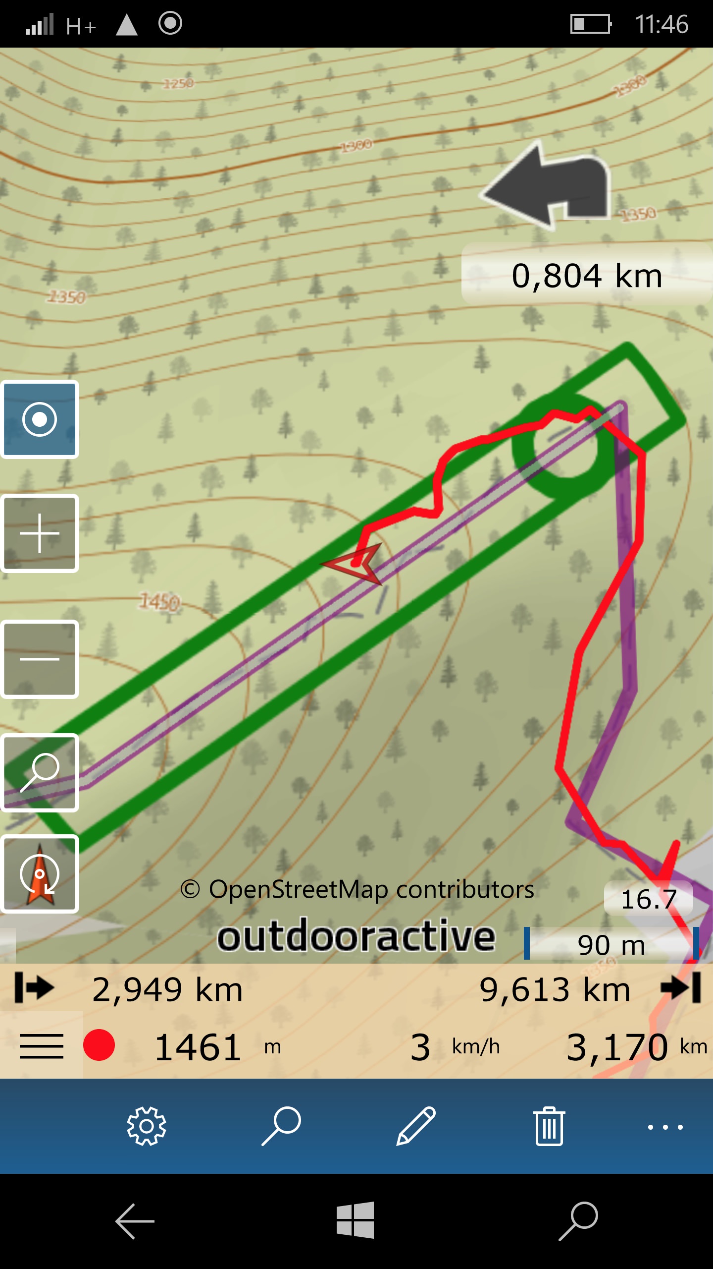 Screenshot, GeoMeterPro