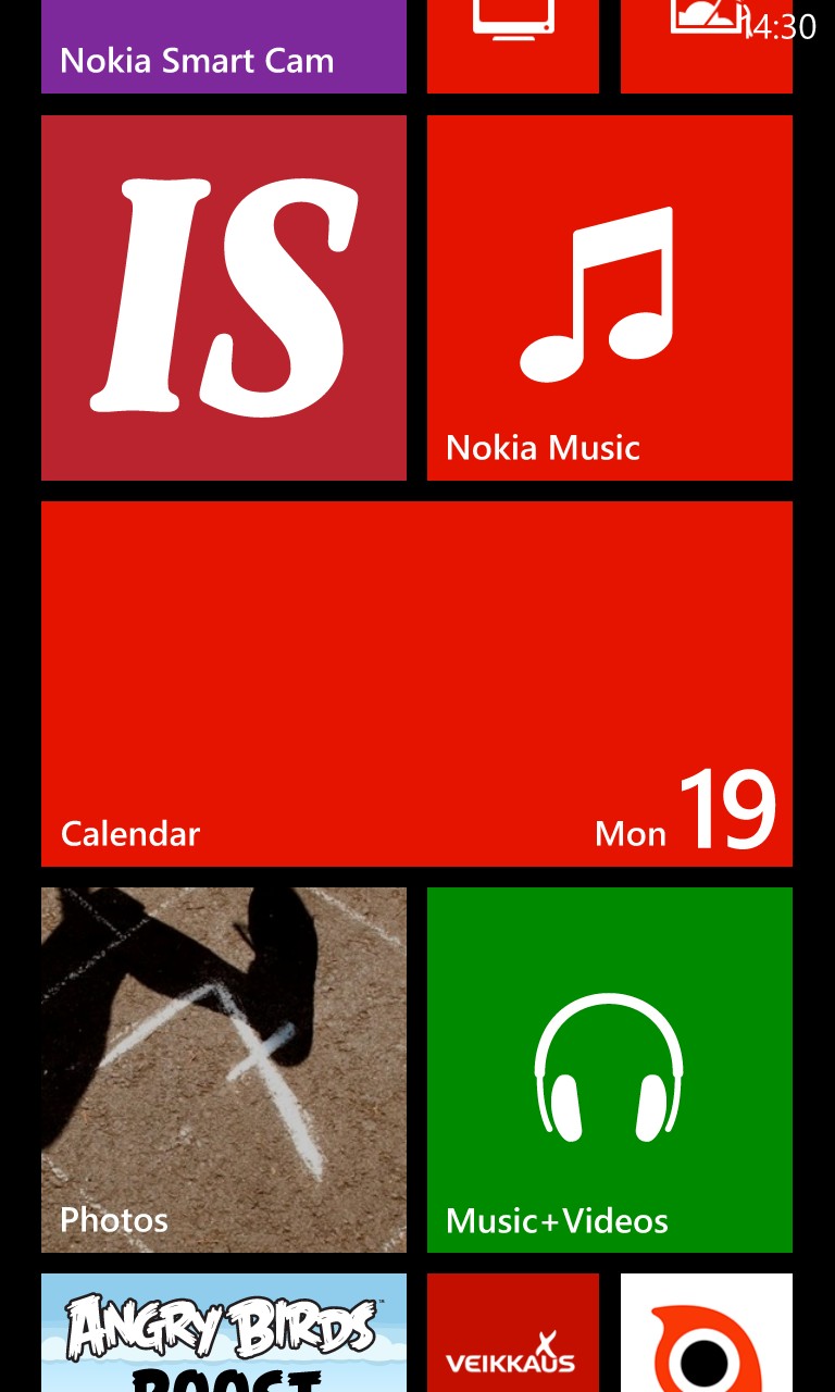 Screenshot, Windows Phone 8 GDR2 walkthrough