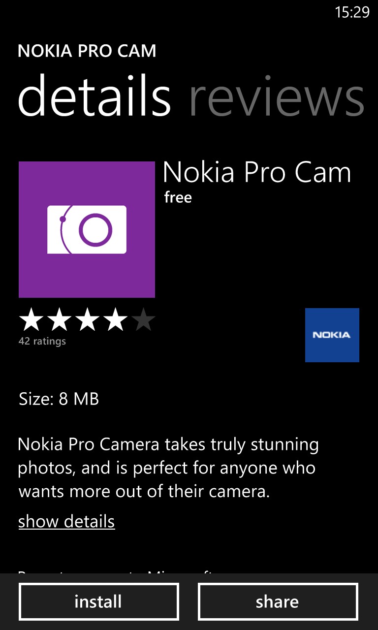 Screenshot, Windows Phone 8 GDR2 walkthrough