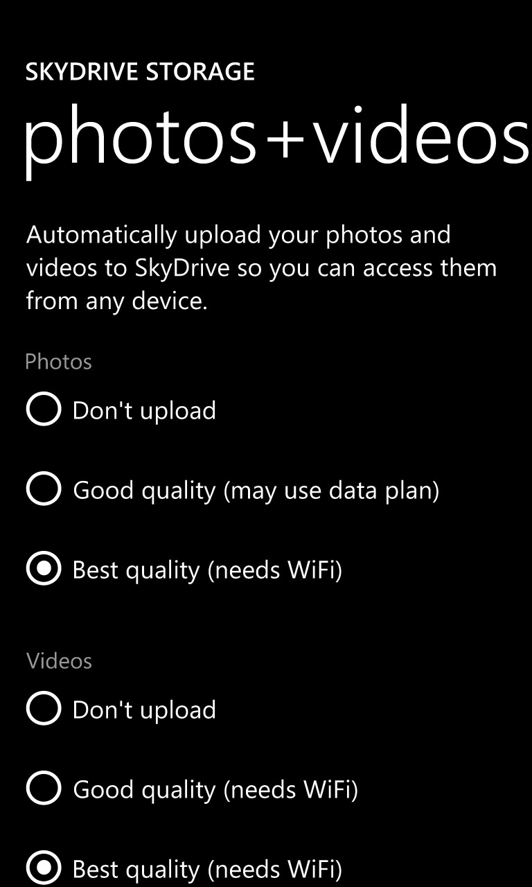 Screenshot, Windows Phone 8 GDR2 walkthrough