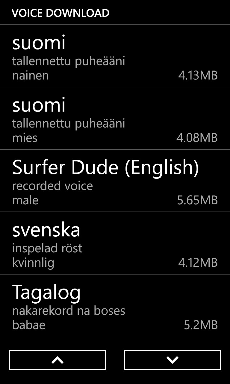 Screenshot, Windows Phone 8 GDR2 walkthrough