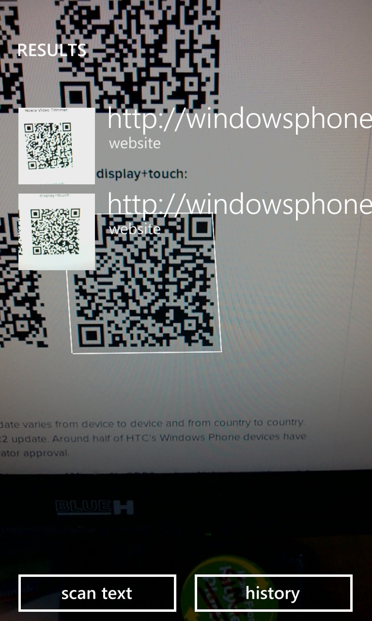 Screenshot, Windows Phone 8 GDR2 walkthrough