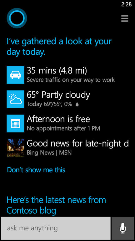 download cortana for windows 8.1