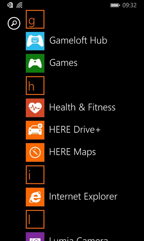 Lumia 435 screenshot