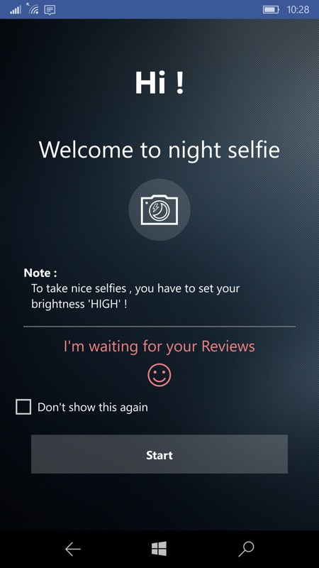 Screenshot, Night Selfies
