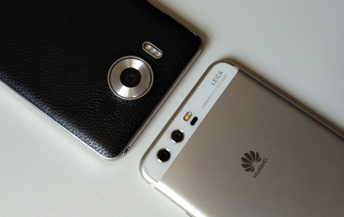 Lumia 950 and Huawei P10